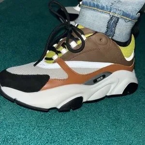 Shoes | Dior B22s Brown And Lime Green | Poshmark display picture 3